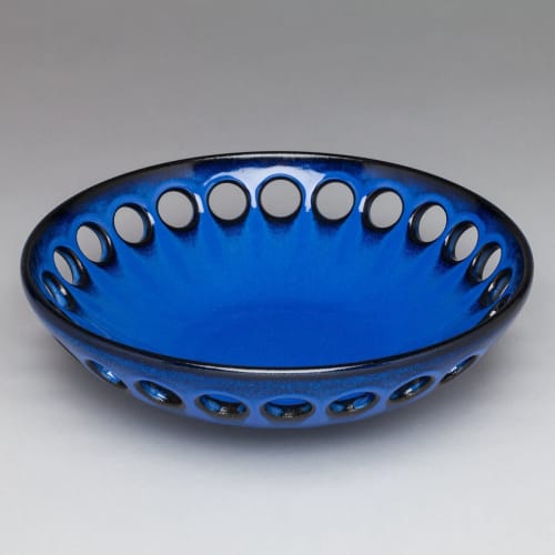 Round Single Demi Pierced Bowl | Decorative Objects by Lynne Meade