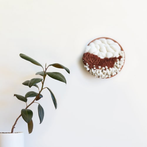 AUBURN | Tapestry in Wall Hangings by Keyaiira | leather + fiber