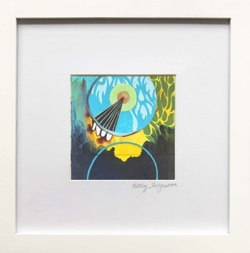 Disk | Mixed Media in Paintings by Kathy Ferguson Art