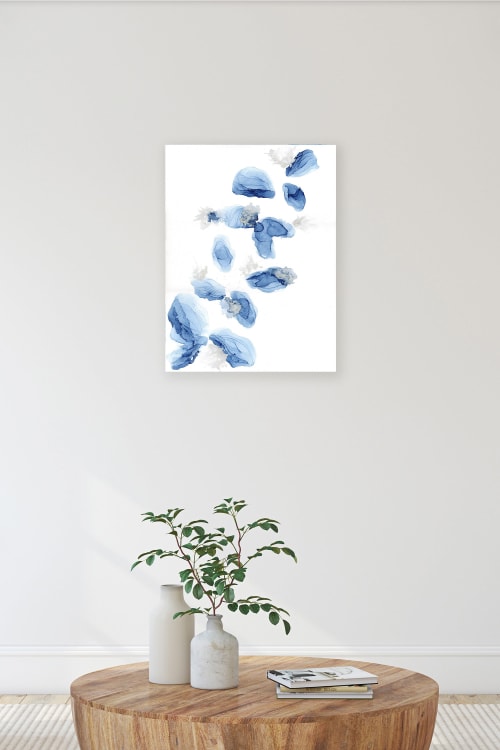 breath of blue | abstract original art | Watercolor Painting in Paintings by Megan Spindler