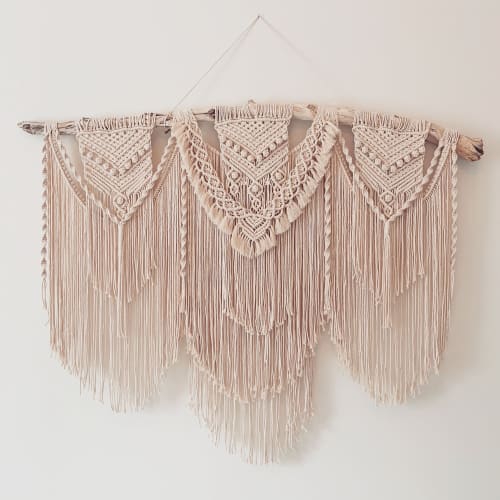 Large Macrame Wall Hanging- "Stacey" | Wall Hangings by Rosie the Wanderer
