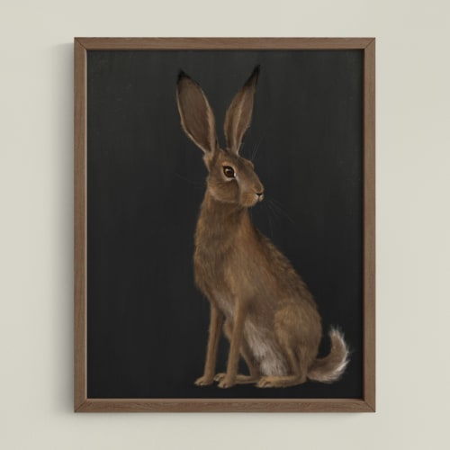 The Hare - Black Edition | Prints by Catherine H