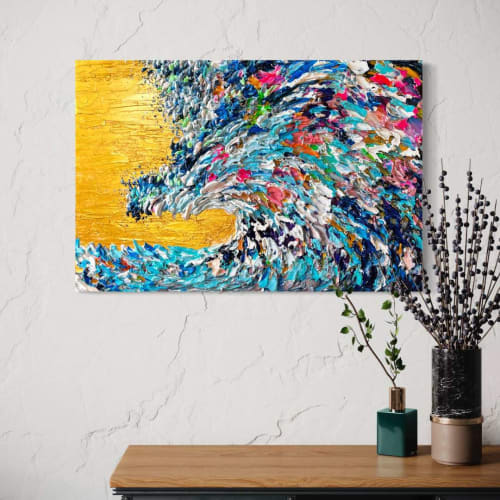 My Highest Potential | Oil And Acrylic Painting in Paintings by Monika Kupiec Abstract Art