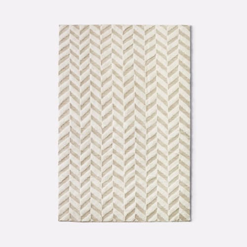 Herringbone White | Work by District Loom