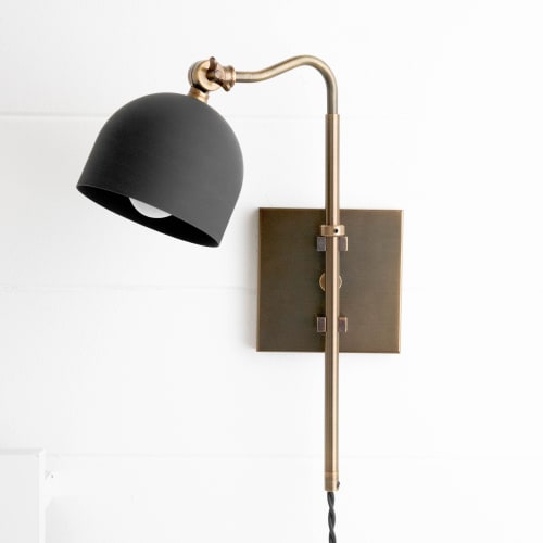 Bedside Lighting - Industrial Sconce - Model No. 5025 | Sconces by Peared Creation