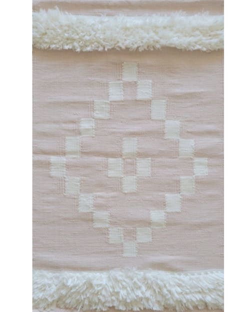 Cotton Candy Pink Handwoven Rug | Rugs by Mumo Toronto