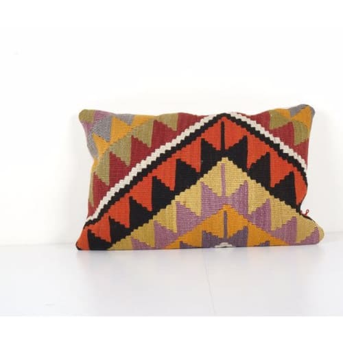 Turkish Traditional Motif Kilim Pillow Cover, Home Decor Cus | Pillows by Vintage Pillows Store