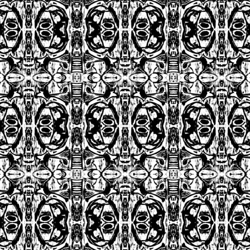 Cobra Egg, Black & White | Linens & Bedding by Philomela Textiles & Wallpaper