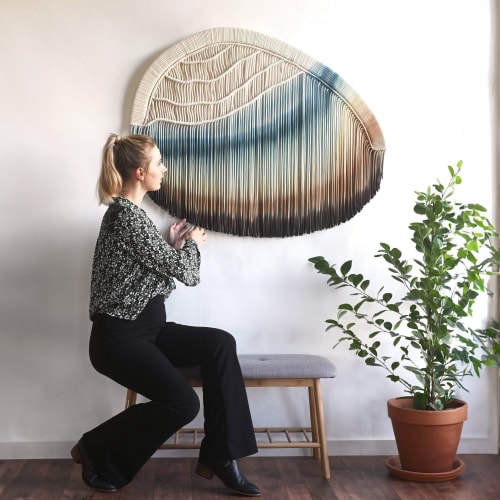 Stone Collection - Labradorite II | Wall Hangings by Rianne Aarts / Teddy and Wool Studio