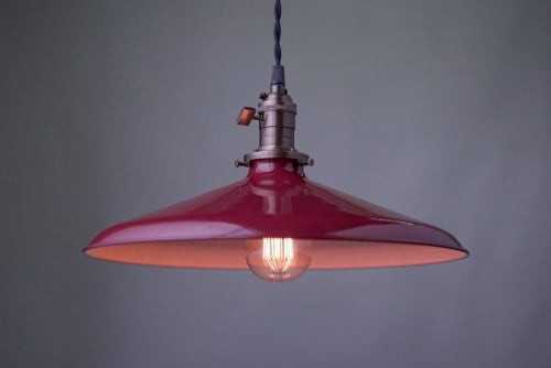 14 Inch Red - Pendant Lights - Model No. 3530 | Pendants by Peared Creation