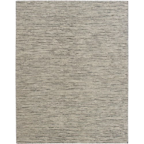 Whitney Black Wool Flatweave Rug | Area Rug in Rugs by Organic Weave Shop