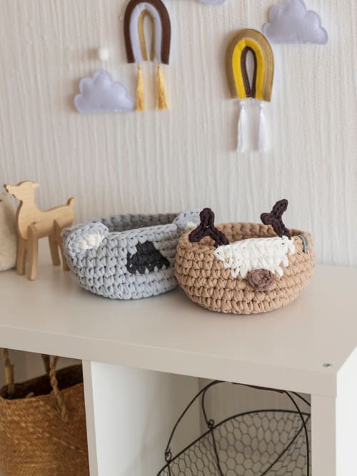Animal Style Children's Room Basket | In stock in the USA | Storage by Anzy Home