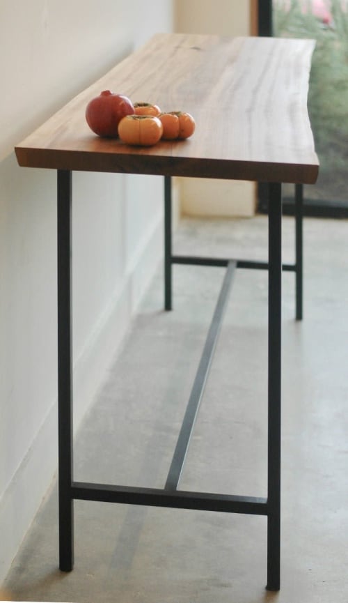 Wood and Metal Console Table | Studio Table | Tables by Alabama Sawyer