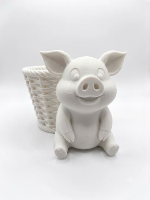 Pig Wicker Planter | Plant Stand in Plants & Landscape by Kimi Craft Corner
