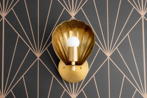 Art Deco - Scallop Shade - Model No. 8270 | Sconces by Peared Creation