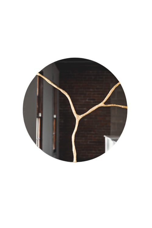"Glissando Kintsugi" | Mirror in Decorative Objects by Candice Luter Art & Interiors
