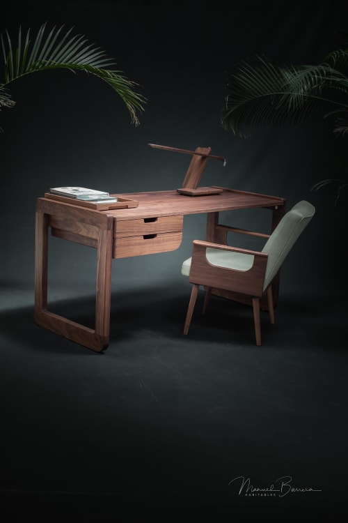 Low 70's Solid Timber Desk | Tables by Manuel Barrera Habitables