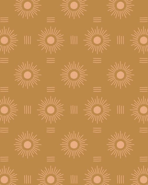 Sun Rays Contact Paper - Toffee, multiple options | Wallpaper by Samantha Santana Wallpaper & Home
