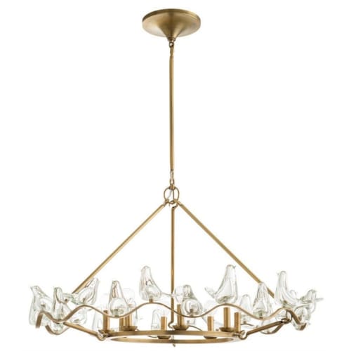 Alan Mizrahi QZ0341 Dove Chandelier | Chandeliers by Alan Mizrahi Lighting Design