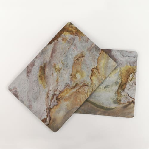 Modern multi colors rectangle table placemat, 1 pc. | Tableware by DecoMundo Home