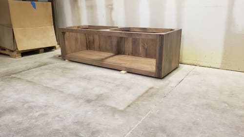 Model #1023-Custom Double or Single Floating Bathroom Vanity | Countertop in Furniture by Limitless Woodworking