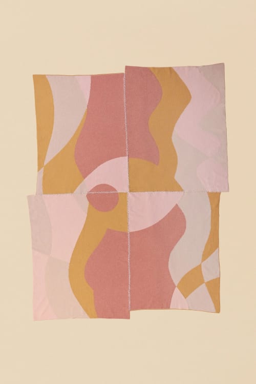 Abstract Wool Blanket | Linens & Bedding by BOI