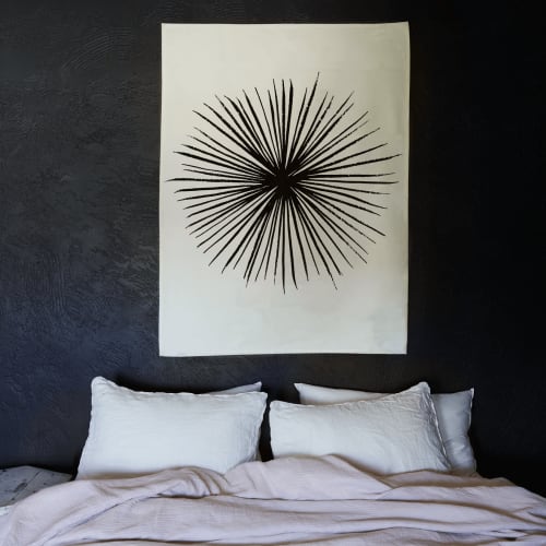 Yucca | Hand Screen-Printed Tapestry | Wall Hangings by Little Korboose