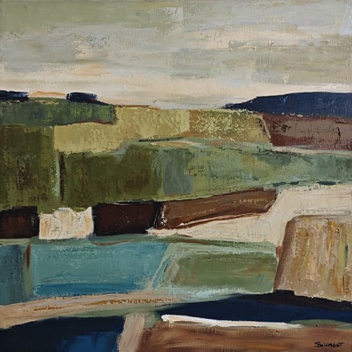 Au dela des champs | Paintings by Sophie DUMONT.