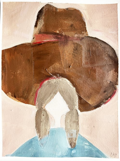 The One Who Held Her Ground | Prints in Paintings by carrie song
