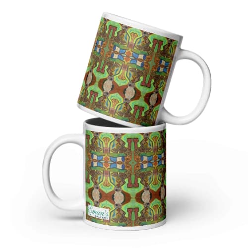 Coffee Mug - Fragmented Soul - Cubist Art | Work by Eman's Gallery