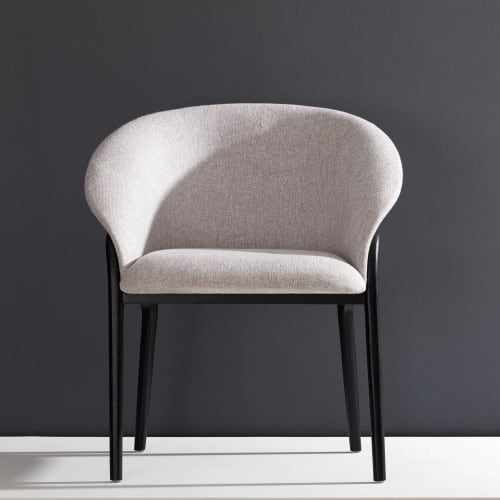 CC2. Ebonized, Textile | Dining Chair in Chairs by SIMONINI