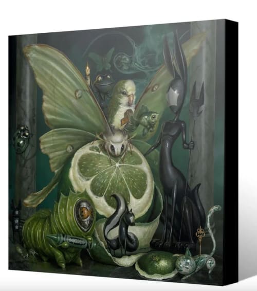 "The Green Keepers" Canvas Edition | Oil And Acrylic Painting in Paintings by Greg "CRAOLA" Simkins