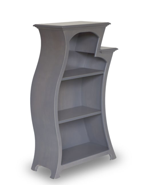 Bookcase No. 2 - Curved, Stepped Bookcase | Storage by Dust Furniture