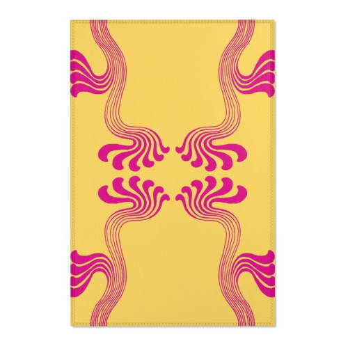 Art Nouveau Paisley no.9 Area Rug | Rugs by Odd Duck Press