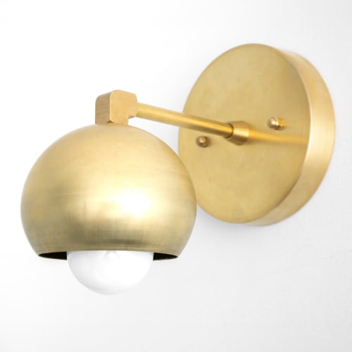 Modern Ball Sconce - Midcentury Modern - Model No. 0053 | Sconces by Peared Creation