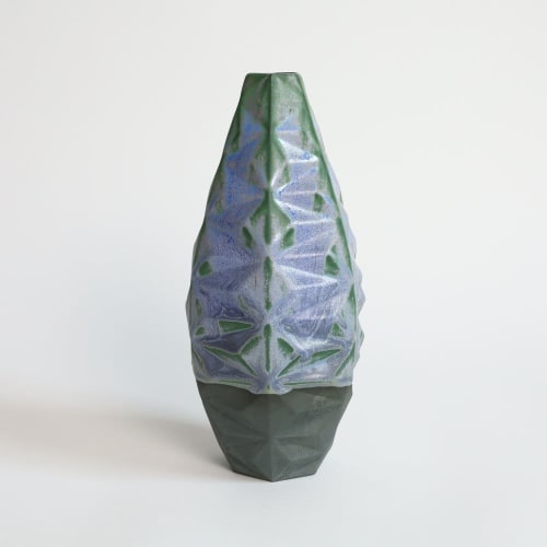 Oblique Slender in Nebula | Vases & Vessels by by Alejandra Design