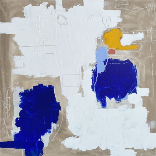 Seen From Above | Oil And Acrylic Painting in Paintings by Lizzie DiSilvestro