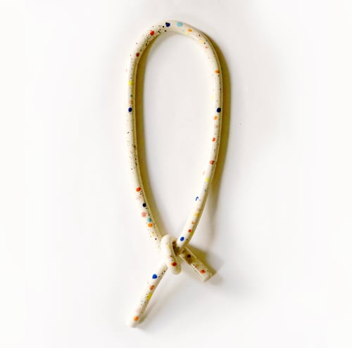 Clay Object 05 - Double Sprinkles Knot | Sculptures by OBJECT-MATTER / O-M ceramics