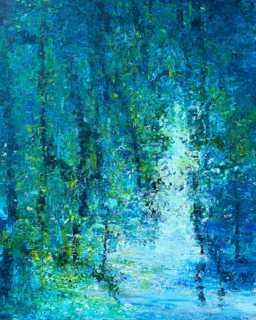 By The Lagoon | Paintings by Checa Art
