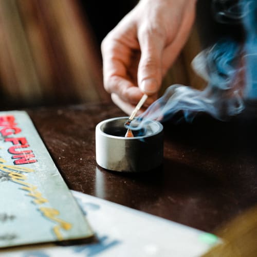 Incense Holders (Round) - Marbled | Decorative Objects by Pretti.Cool