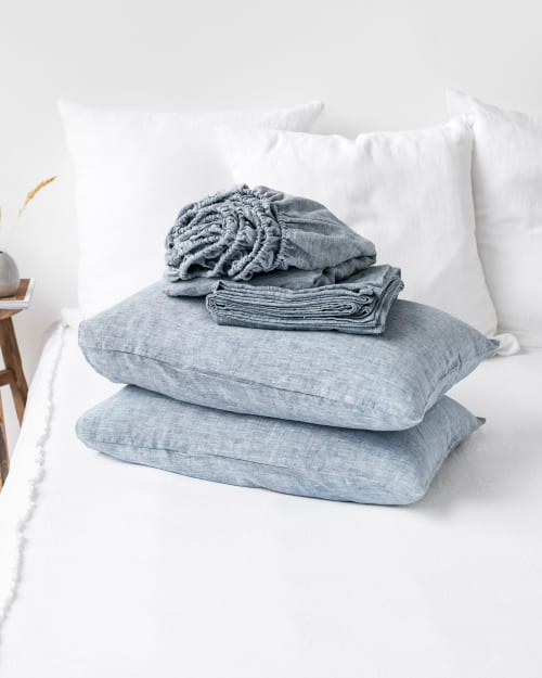 Linen Sheet Set (4 Pcs) | Fabric in Linens & Bedding by MagicLinen
