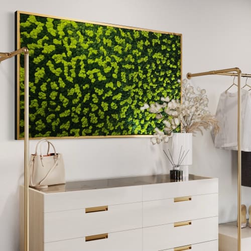 Reindeer Moss Wall | Decorative Frame in Decorative Objects by Moss Art Installations