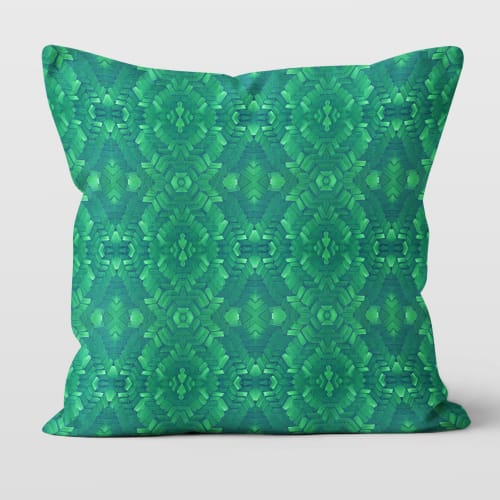 Ellen Cotton Linen Throw Pillow Cover | Pillows by Brandy Gibbs-Riley