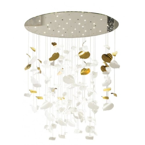 Alan Mizrahi AL0128 Leaf Lampadario | Chandeliers by Alan Mizrahi Lighting Design
