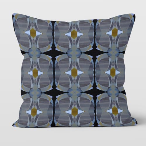 Dover Cotton Linen Throw Pillow Cover | Pillows by Brandy Gibbs-Riley