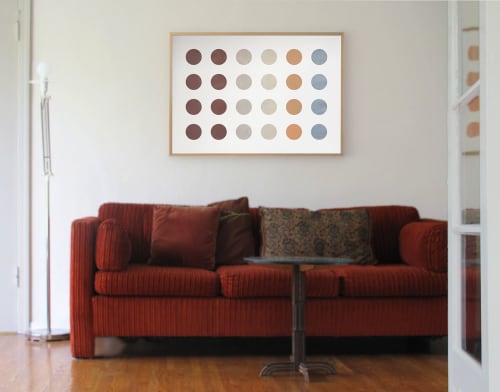 Abstract minimal painting 'Expecting Rain'. | Paintings by Scott M
