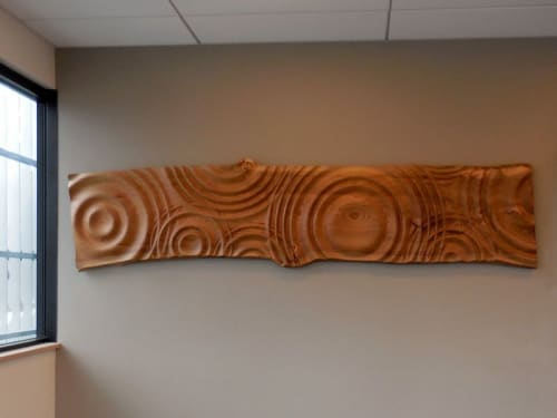 The Rippling Wall | Sculptures by David Franklin | Portland Fire and Rescue Station 21 in Portland