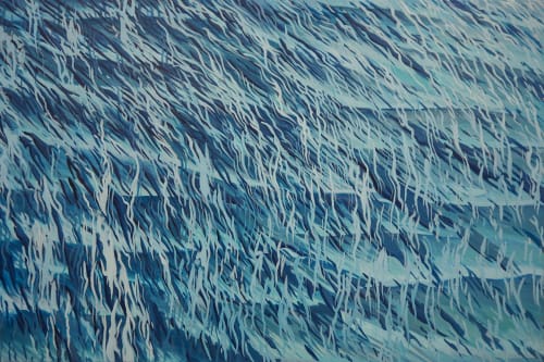Water V | Oil And Acrylic Painting in Paintings by Anne Blenker