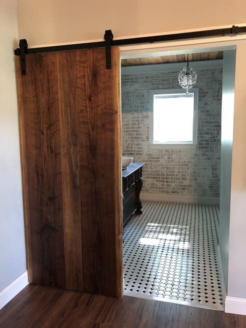 Walnut Barn Door | Furniture by Peach State Sawyer Services
