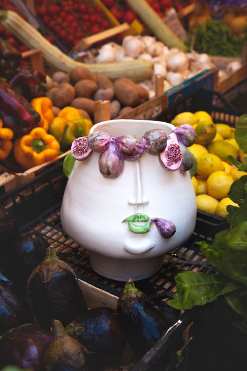 “La Ficazzana“ figs seller | Vases & Vessels by Patrizia Italiano | Palermo in Palermo